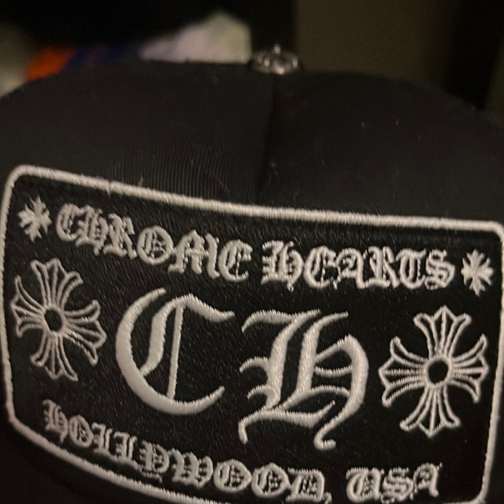 Chrome Hearts mesh trucker cap